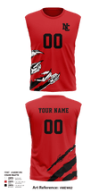 North Central Panthers Volleyball 84585356 Sleeveless Performance Shirt - 3
