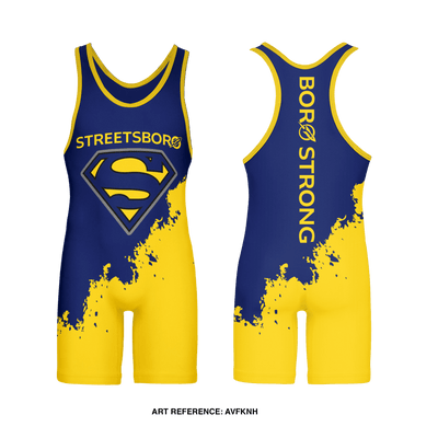 Streetsboro 71867697 Wrestling Singlet - 2