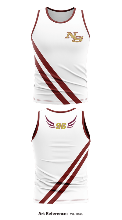 Ninety Six high school track and field 9377994 Men's Track Singlet - 4