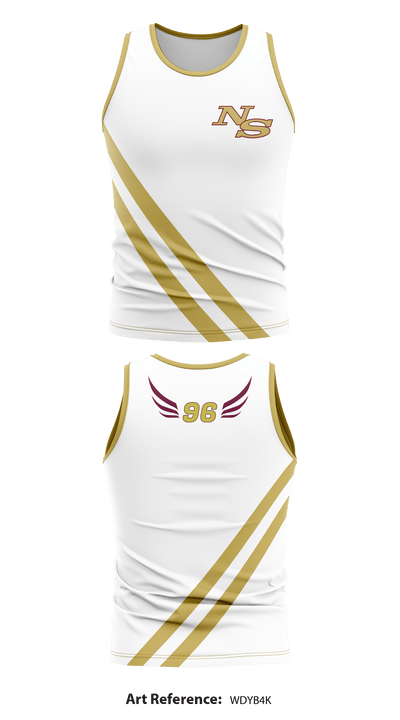 Ninety Six high school track and field 9377994 Men's Track Singlet - 5