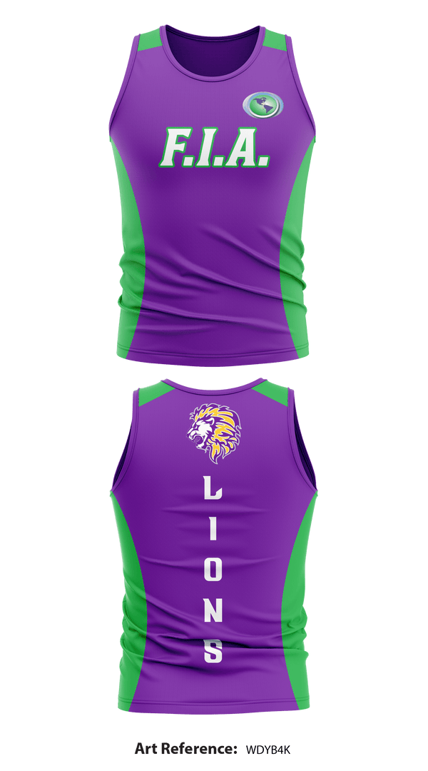 Faith In Action Ministries & Athletics 82966824 Track Singlet - 2