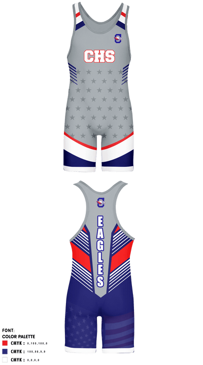 St Lucie west centennial wrestling 81384021 Wrestling Singlet - 7