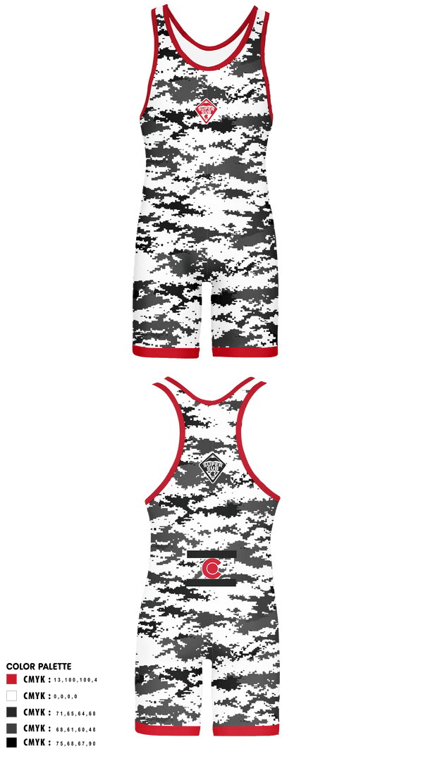 Samples - Doug Williams 47834745 Wrestling Singlet - 4