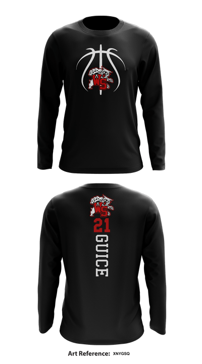 Westerville South 675348 Long Sleeve Performance Shirt - 1