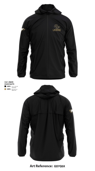 Oak Park High School Lacrosse 65848983 Windbreaker - 1