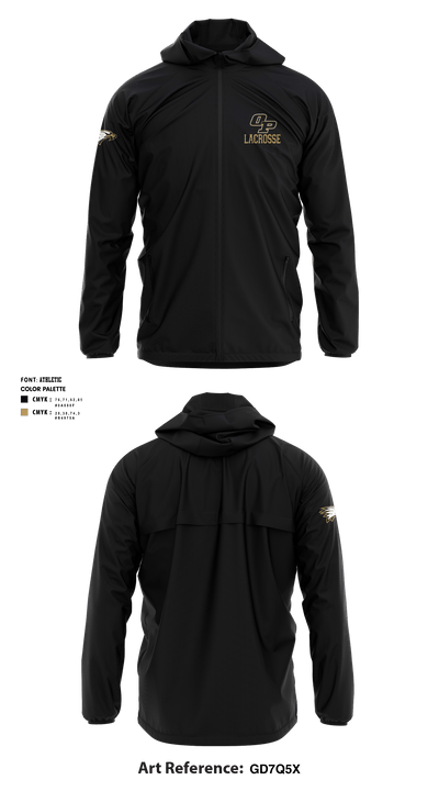 Oak Park High School Lacrosse 65848983 Windbreaker - 1