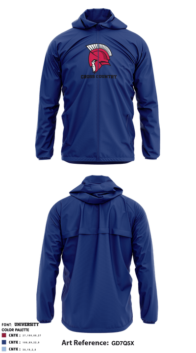 Antioch Spartans 69324892 Windbreaker - 3