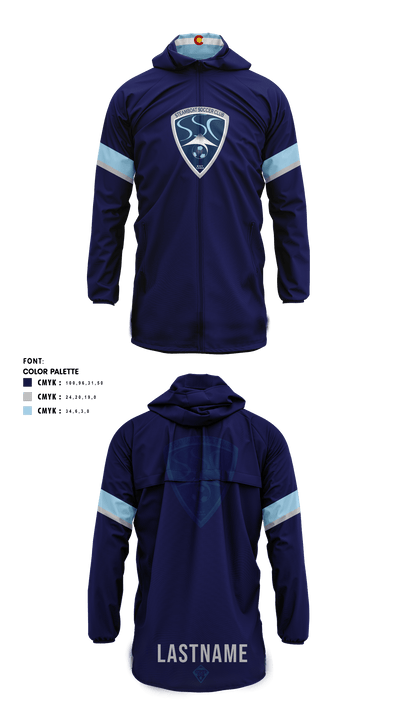 Steamboat Soccer Club 6712619  Extended Jacket Tempest Extended Sideline Jacket - 2