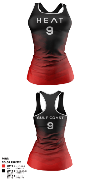 Gulf Coast Heat Volleyball 64929475 Tank Top - 7