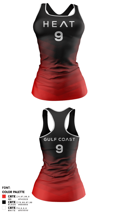 Gulf Coast Heat Volleyball 64929475 Tank Top - 7