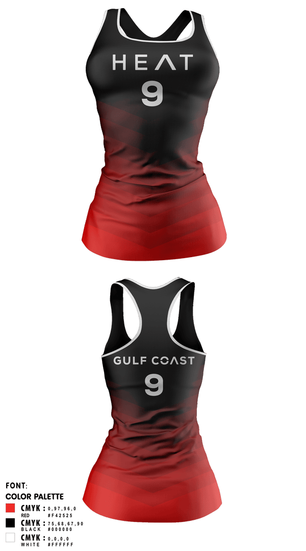 Gulf Coast Heat Volleyball 64929475 Tank Top - 7