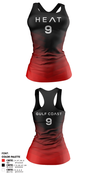 Gulf Coast Heat Volleyball 64929475 Tank Top - 9