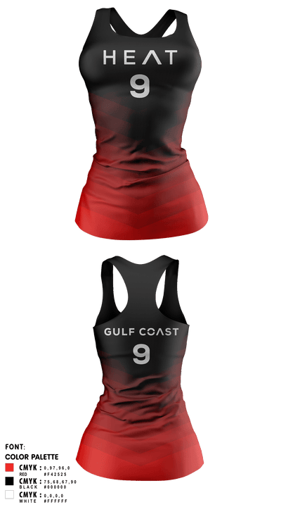 Gulf Coast Heat Volleyball 64929475 Tank Top - 9
