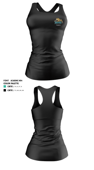Glen Allen High School Tennis 78396465 Tank Top - 1