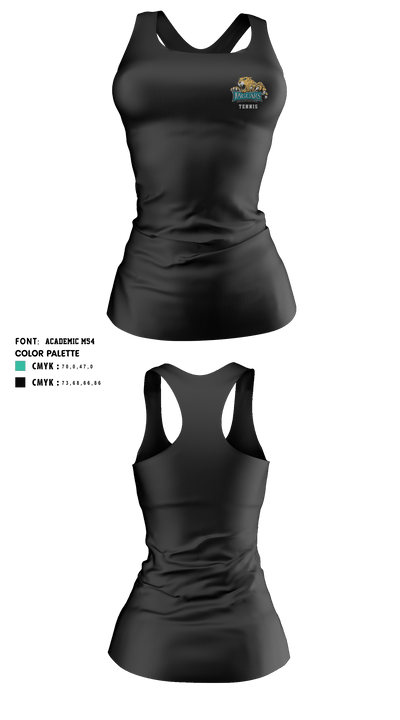 Glen Allen High School Tennis 78396465 Tank Top - 1
