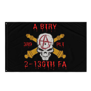 3RD PLT A BTRY 2-130TH FA 81663306 Flag - 1