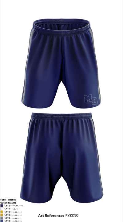 Mt Bethel Christian Academy Upper School Basketball 66174729 Reversible Basketball Shorts - 4