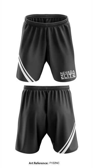 Nevada Elite Wrestling 96547479 Athletic Shorts With Pockets - 2