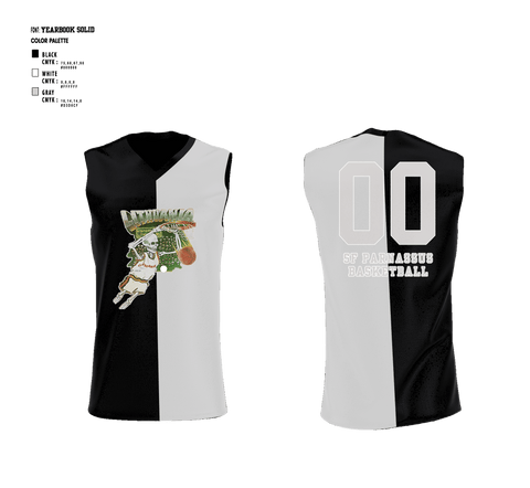 SAN FRANCISCO PARNASSUS BASKETBALL 22847837 Reversible Basketball Jersey - 2