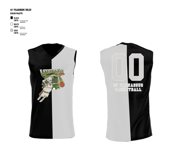 SAN FRANCISCO PARNASSUS BASKETBALL 22847837 Reversible Basketball Jersey - 2