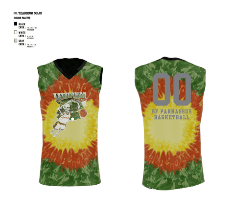 SAN FRANCISCO PARNASSUS BASKETBALL 22847837 Reversible Basketball Jersey - 5