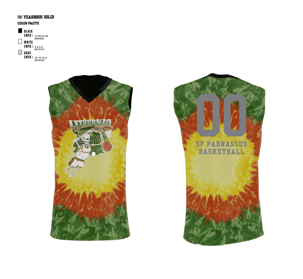 SAN FRANCISCO PARNASSUS BASKETBALL 22847837 Reversible Basketball Jersey - 5