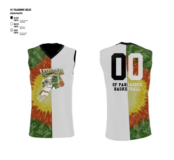 SAN FRANCISCO PARNASSUS BASKETBALL 22847837 Reversible Basketball Jersey - 2