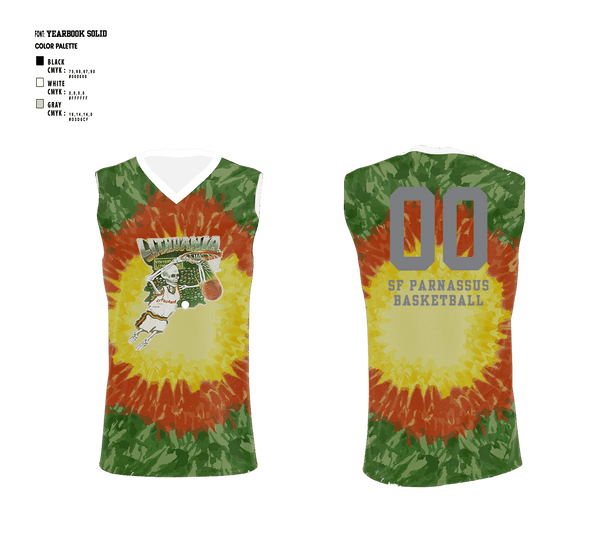 SAN FRANCISCO PARNASSUS BASKETBALL 22847837 Reversible Basketball Jersey - 4
