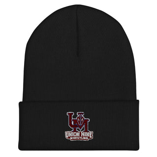 Union Mine High School Wrestling 75613131 Cuffed Beanie - 1