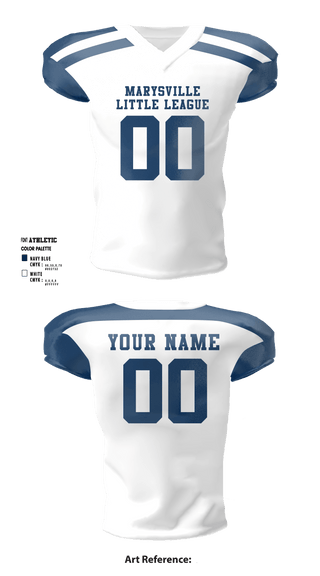 Marysville Little League Football 6389973 Reversible Football Jersey - 1