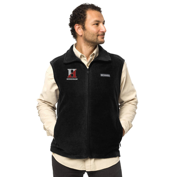 Hingham High School 58951537 Men’s Columbia fleece vest - 1