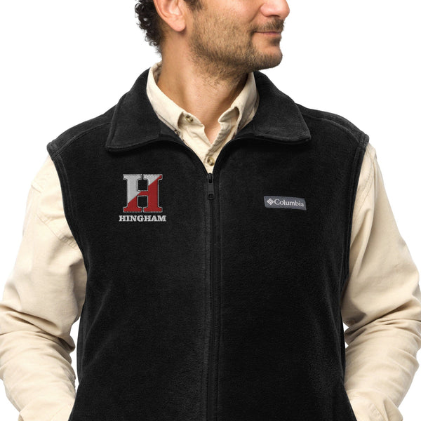 Hingham High School 58951537 Men’s Columbia fleece vest - 1