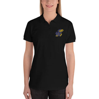 Jayhawks lacrosse 59823986 Embroidered Women's Polo Shirt - 1