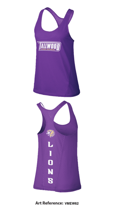 Tallwood Track & Field 44257356 Compression Racer Tank Top - 2