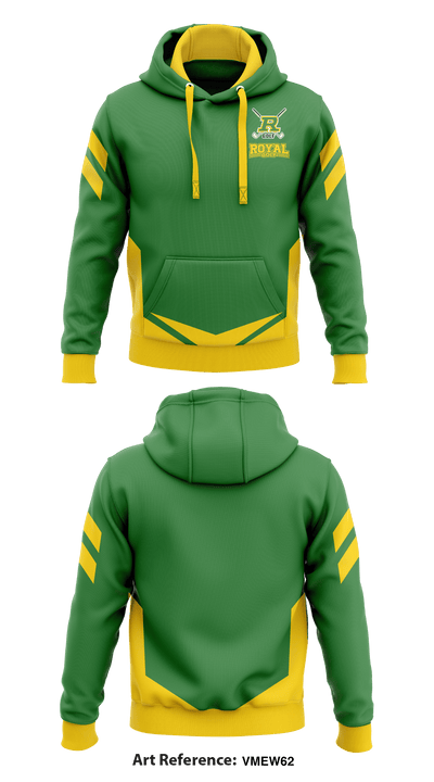 Royal High School Golf 13490126 Hoodie - 1