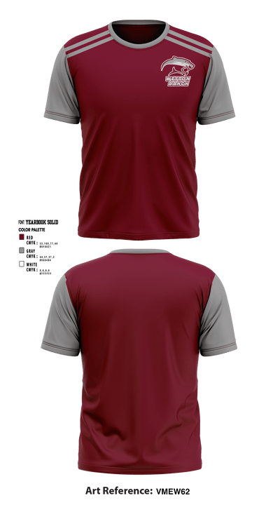 Weston Ranch High School Baseball 47124352 Short Sleeve Performance Shirt - 1