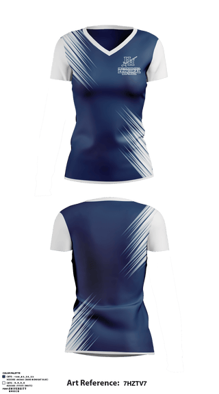 Women's Short Sleeve Vneck Shirt, Heathwood Hall Episcopal Junior High School Softball, Softball, Teamtime, Team time, sublimation, custom sports apparel, team uniforms, spirit wear, spiritwear, sports uniforms, custom shirts, team store, custom team store, fundraiser sports, apparel fundraiser