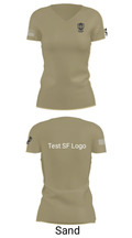 Test SF Logo 27063668 Women's Short Sleeve V-neck Shirt - 6
