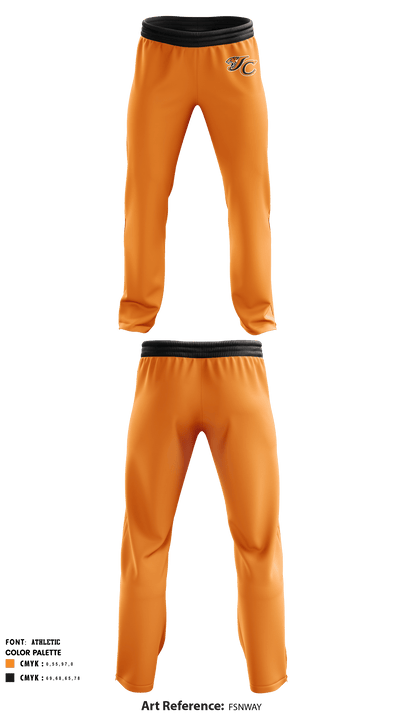 Jackson Center High School Soccer 76074207 Sweatpants - 1