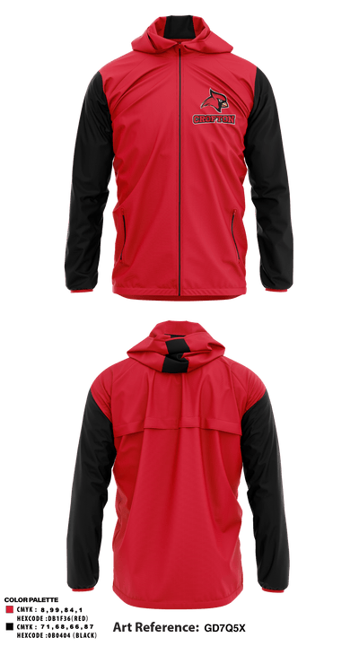 Crofton Baseball 73470651 Windbreaker - 1