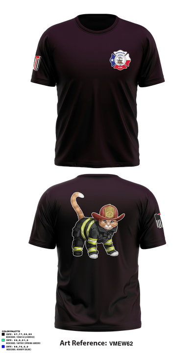 C-Shift Cool Cats 12896610 Short Sleeve Performance Shirt - 1
