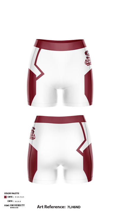 South Carolina State University Volleyball 8735452 Women's Shorts - 1