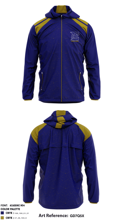 Eustis High School Cheer 65261062 Windbreaker - 1