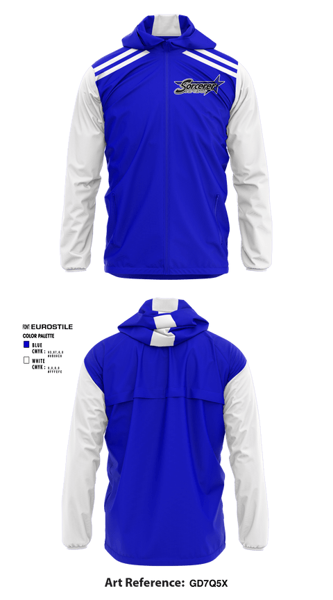 Windbreaker, Sorcerer Fastpitch Softball, Softball, Teamtime, Team time, sublimation, custom sports apparel, team uniforms, spirit wear, spiritwear, sports uniforms, custom shirts, team store, custom team store, fundraiser sports, apparel fundraiser