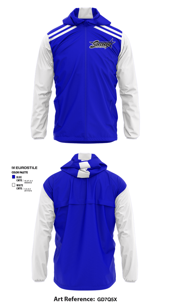 Windbreaker, Sorcerer Fastpitch Softball, Softball, Teamtime, Team time, sublimation, custom sports apparel, team uniforms, spirit wear, spiritwear, sports uniforms, custom shirts, team store, custom team store, fundraiser sports, apparel fundraiser