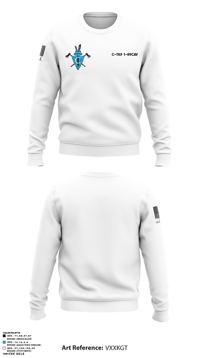 C-TRP 1-89cav 8122558 Crew Neck Sweatshirt - 3