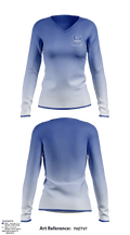 Grant High School Tennis 29110296 Women's Long Sleeve V-neck Shirt - 1
