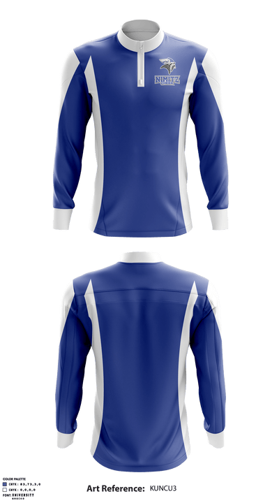Nimitz High School Cheer 15884343 Quarter Zip Jacket - 1