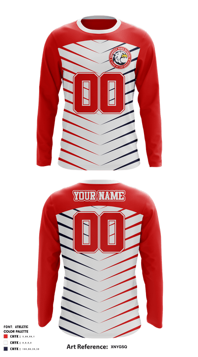 John F Kennedy High School 88051363 Long Sleeve Performance Shirt - 2