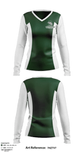 Richwoods High School Cheer 32205156 Women's Long Sleeve V-neck Shirt - 1